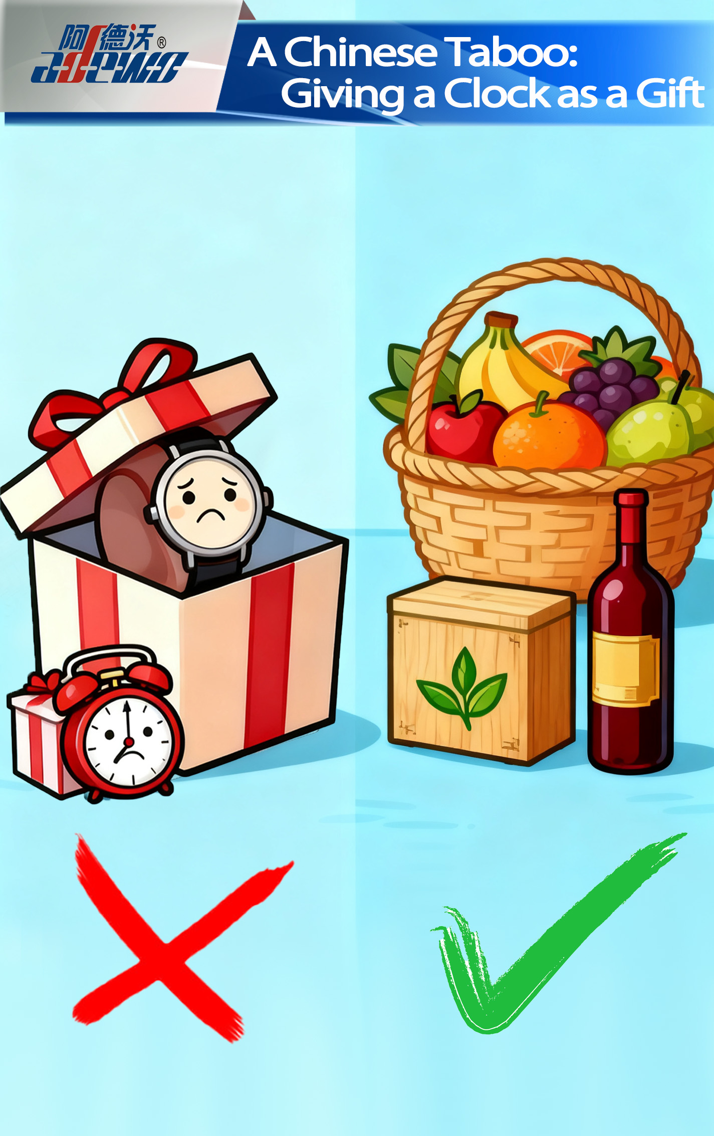 ایک چینی ممنوع: بطور تحفہ ایک گھڑی دینا