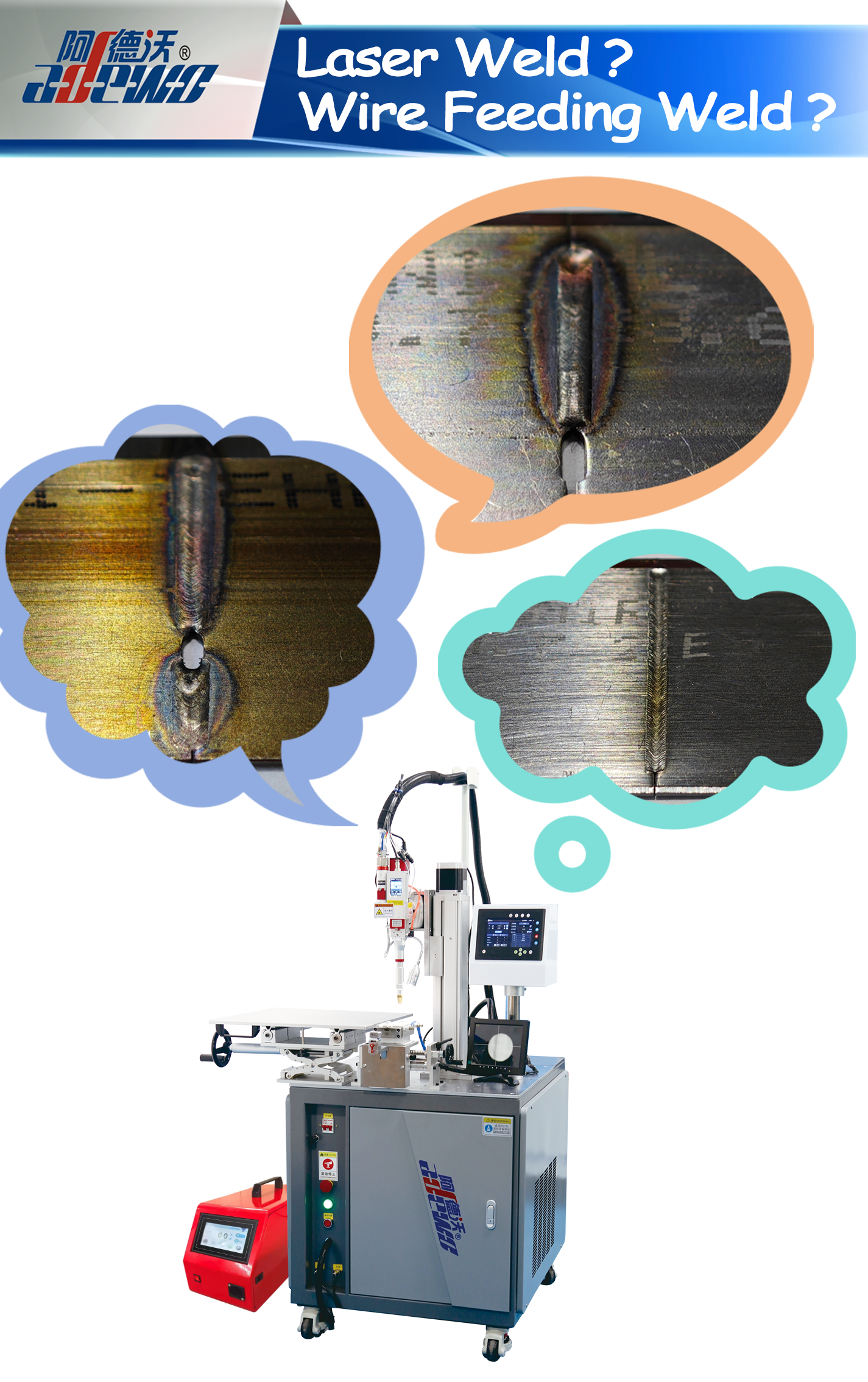 لیزر ویلڈ؟ تار کھانا کھلانے کی ویلڈ؟