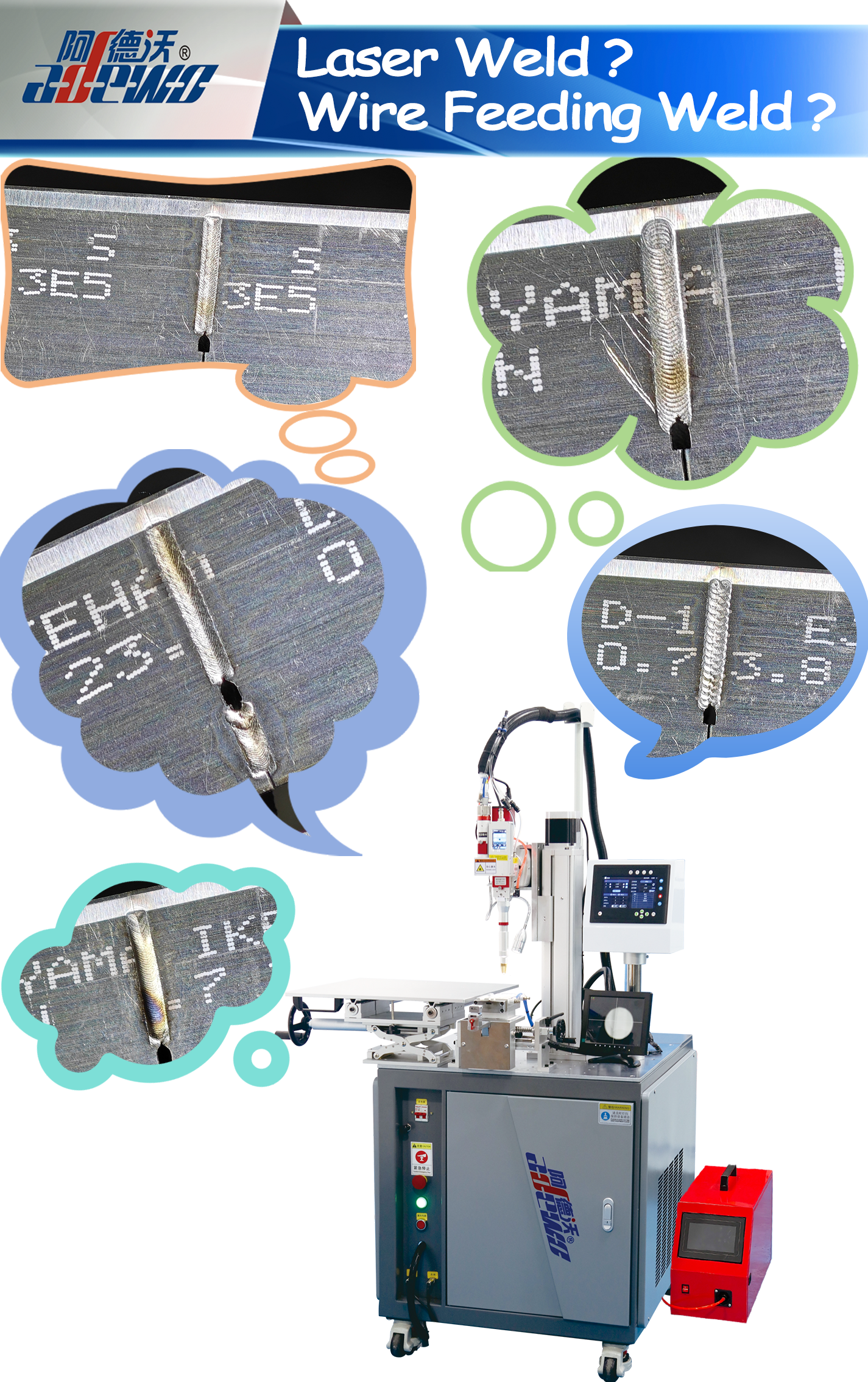 لیزر ویلڈ؟ تار کھانا کھلانے کی ویلڈ؟