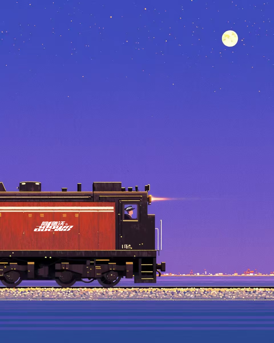 ہماری ٹرین کی پیروی کرو!