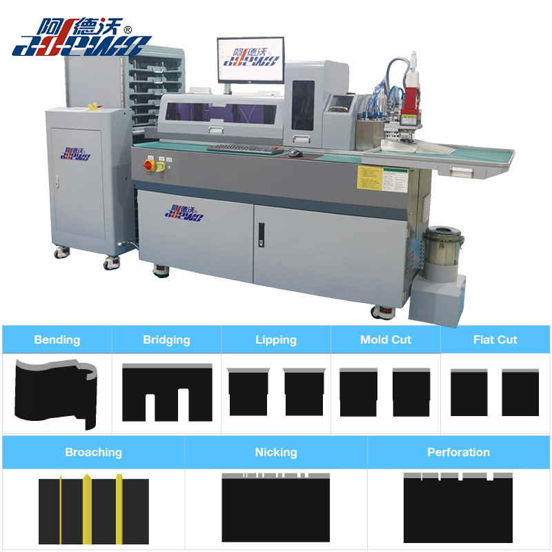 ABM-832C2 ملٹی فنکشن اسٹیل رول ڈائی آٹو بینڈر مشین BOBST- تصدیق شدہ ڈائی میکرز کے لیے
